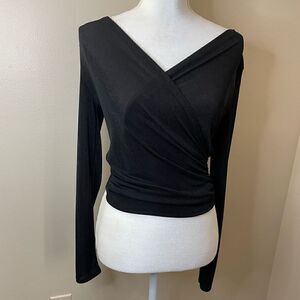 FashionNova| Small| Black| Long Sleeve| sexy Top| Has Stretch